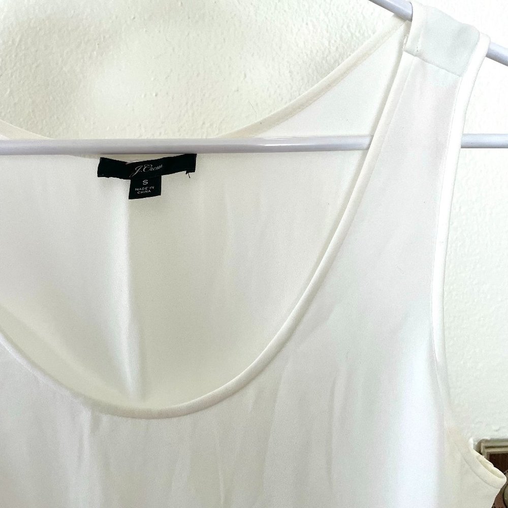 J CREW White Tank